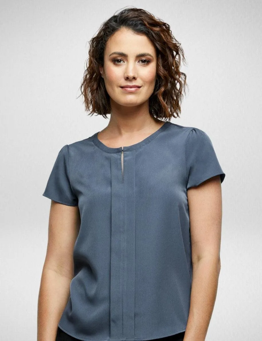 6199S91 Corporate Reflections Gemini Centre Pleat Blouse