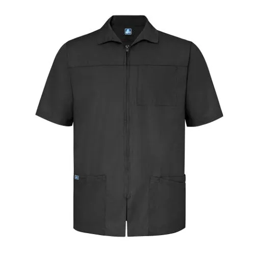 Adar Universal Men's Zippered Short Sleeve Jacket