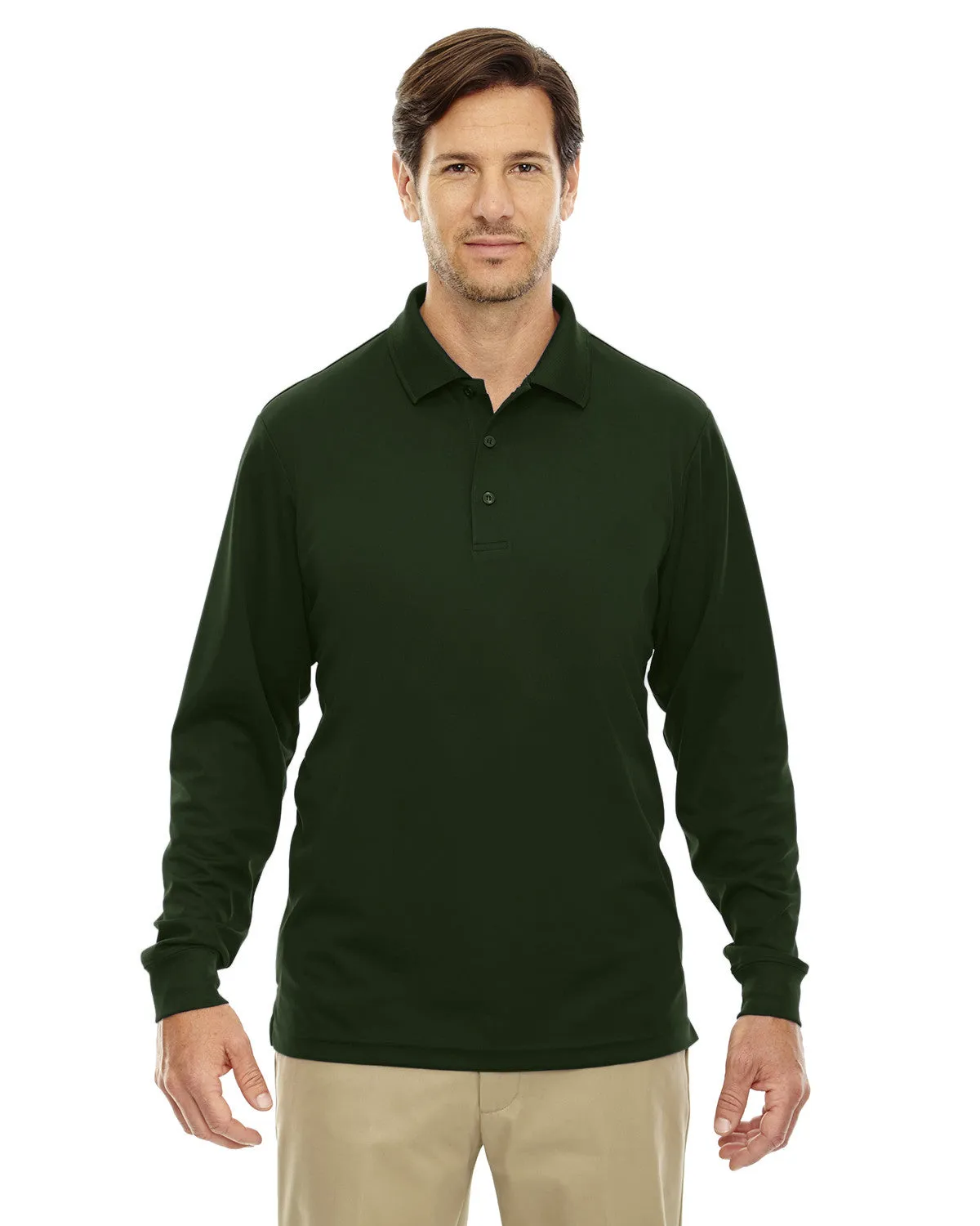 Ash City - Core 365 Men's Pinnacle Performance Long-Sleeve Piquí© Polo