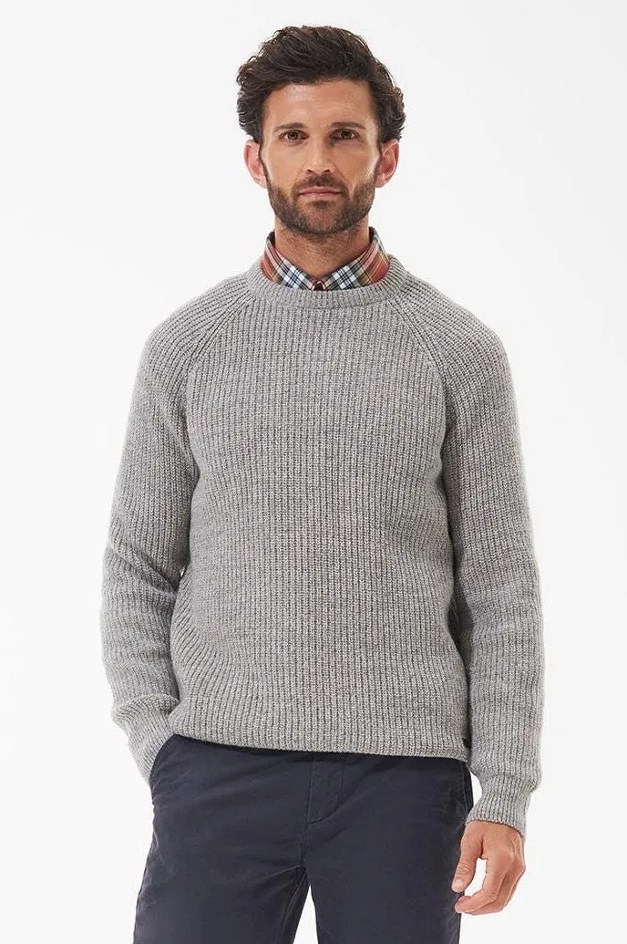 Barbour Sweater Horseford Crew neck in Stone MKN1113ST51