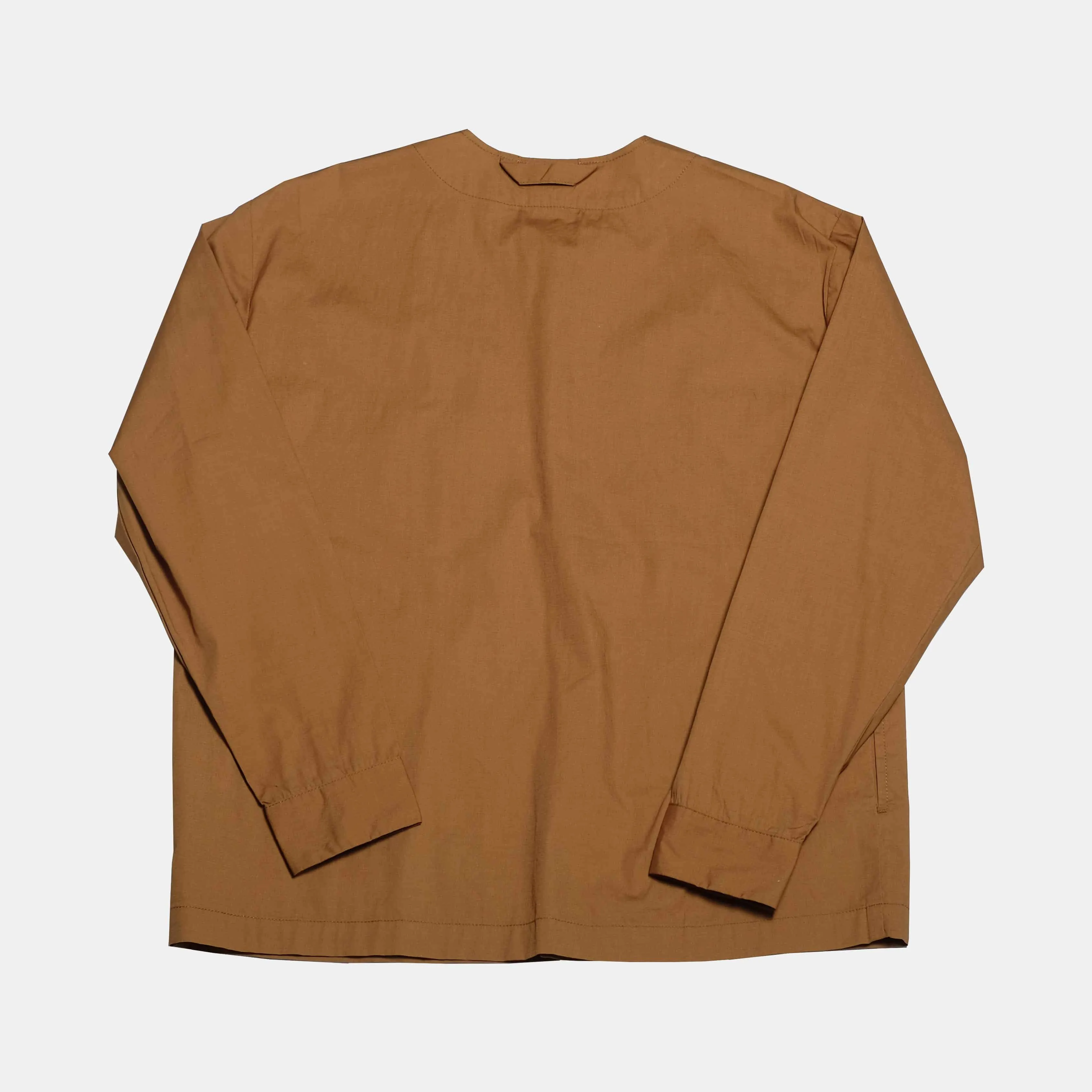 Boysnextdoor Round Collar Shirt Jacket Brown