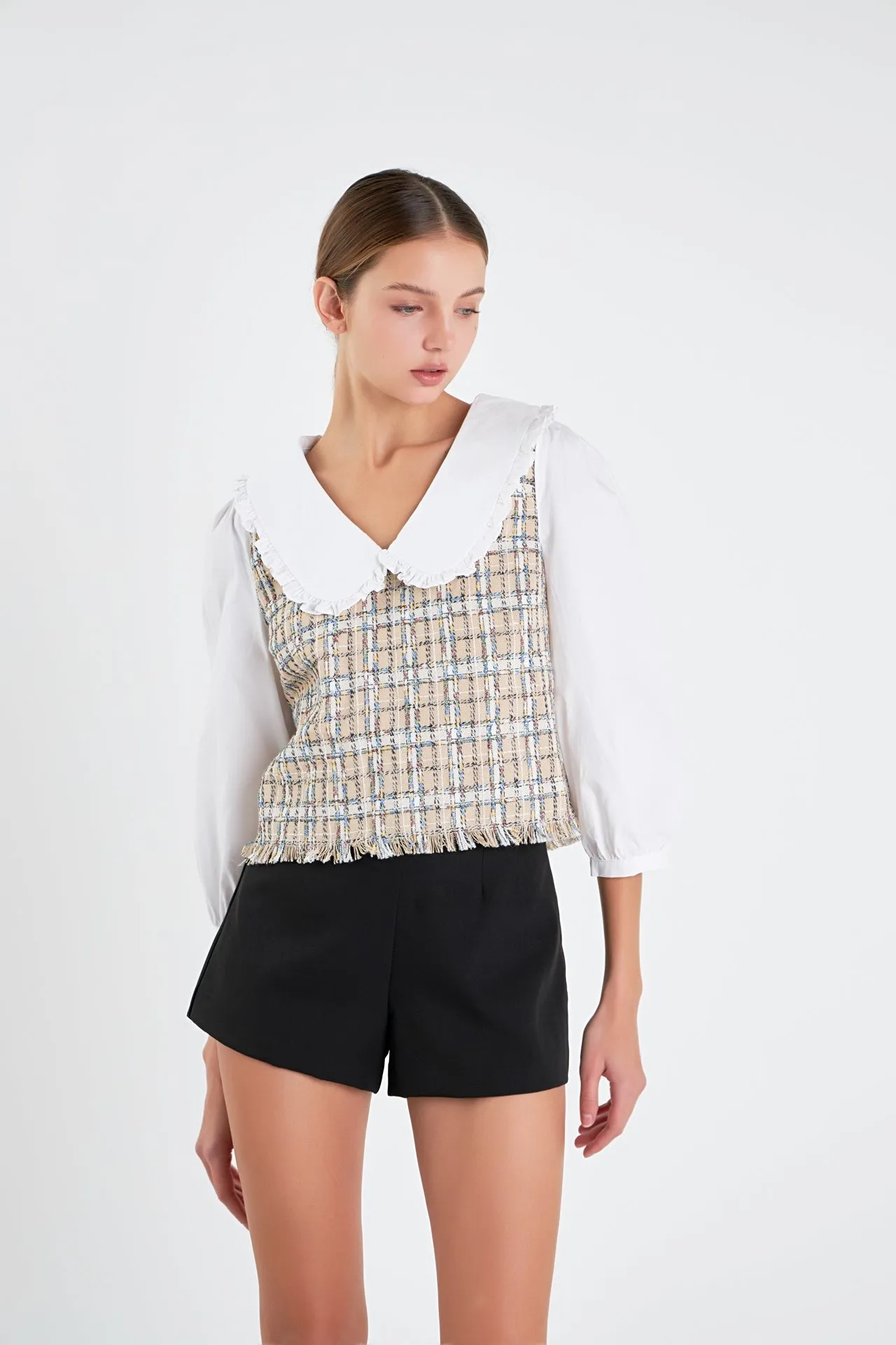 English Factory - Combination Blouse