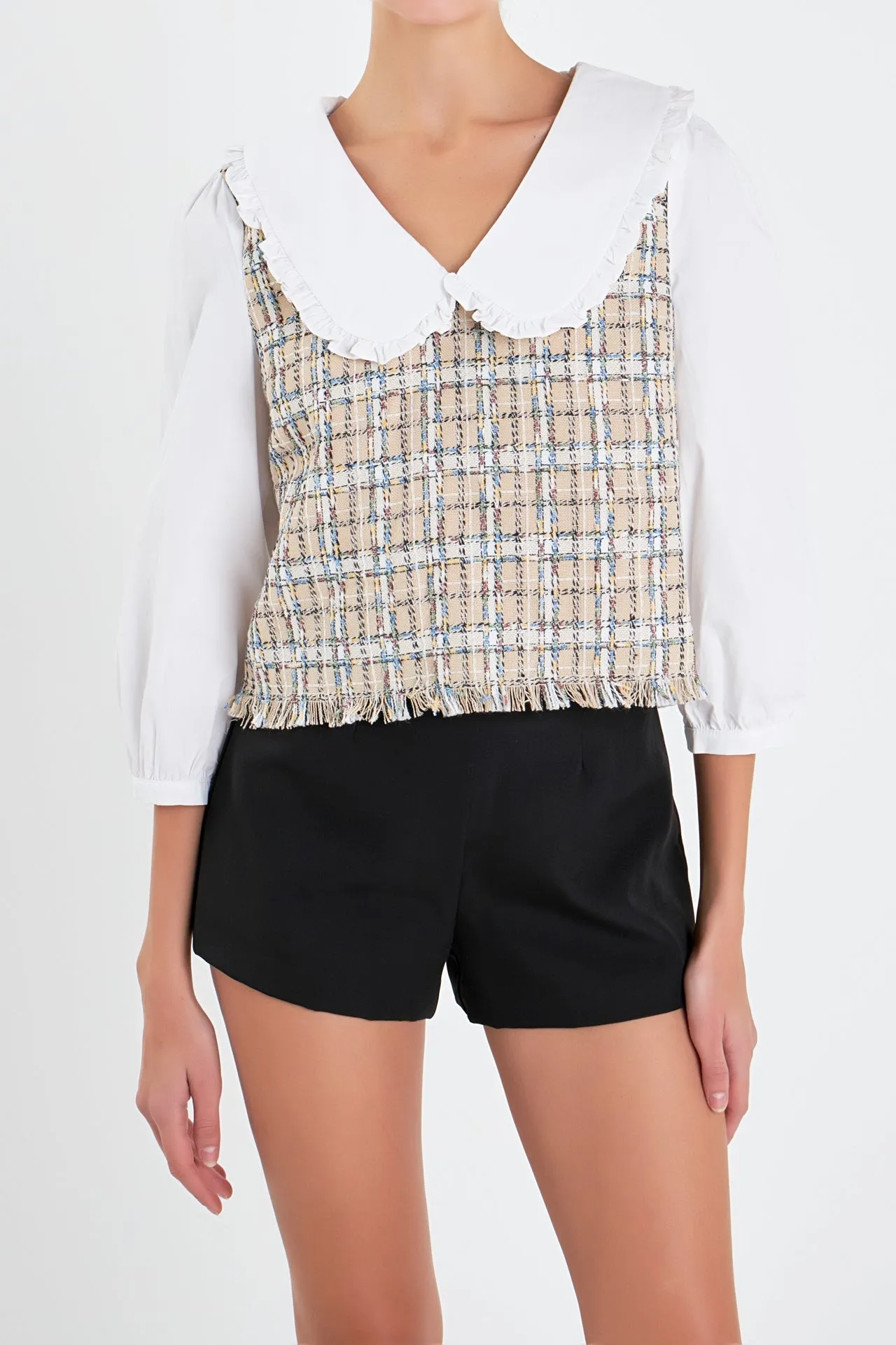 English Factory - Combination Blouse