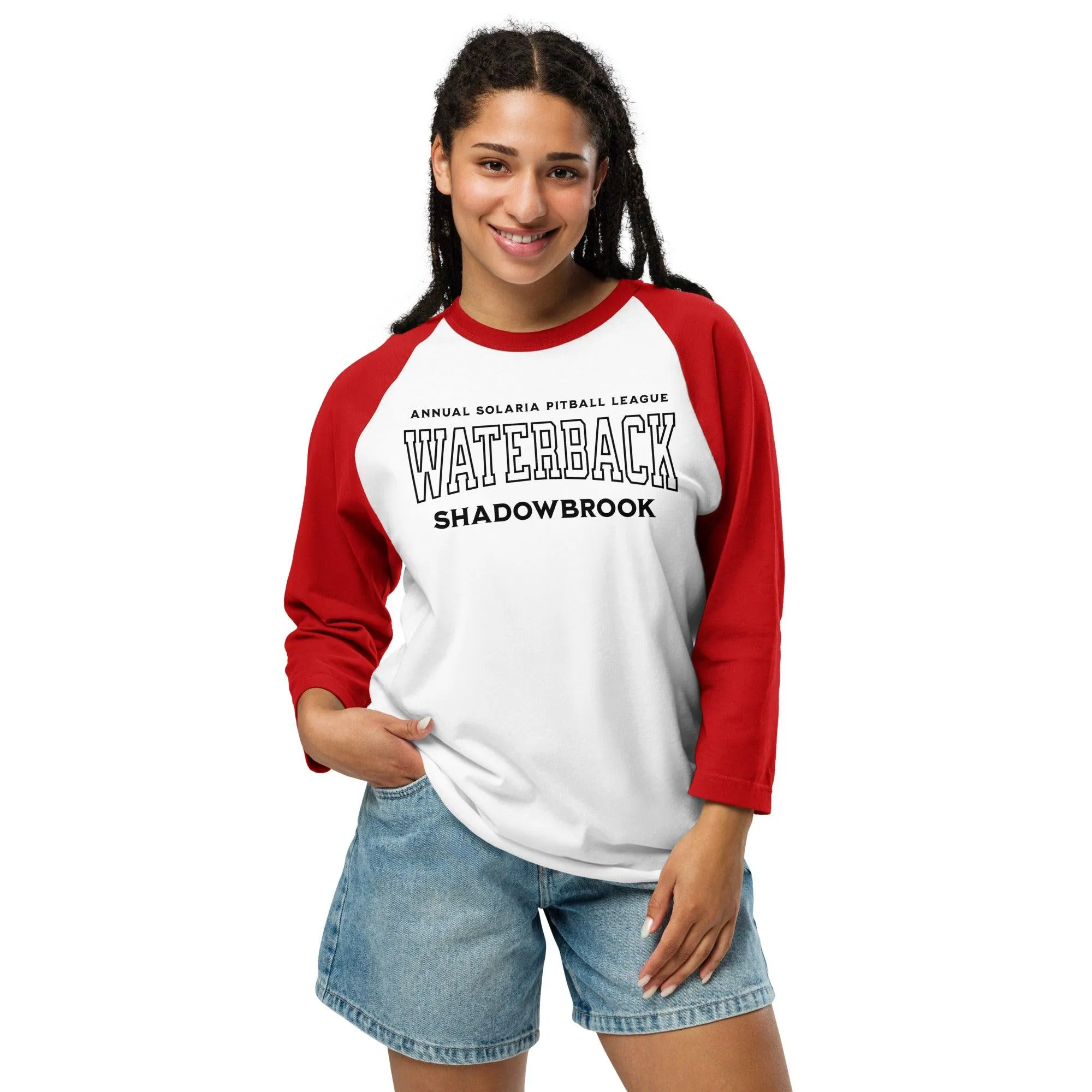 Ethan Shadowbrook Pitball League Raglan Shirt