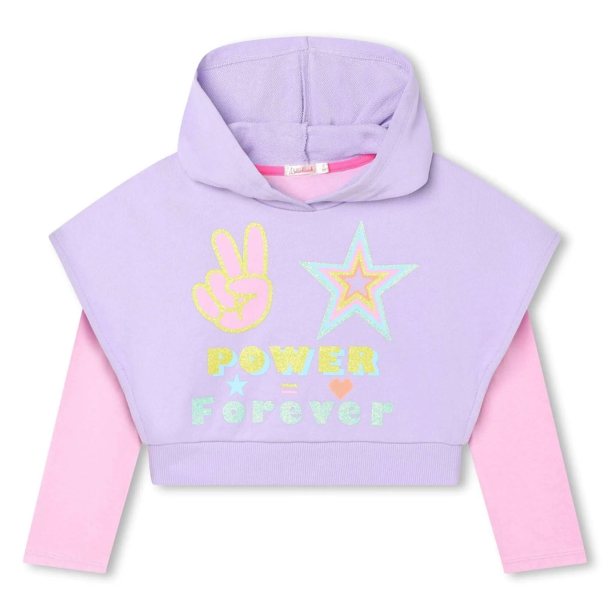 Girls Lilac Peace Hoodie