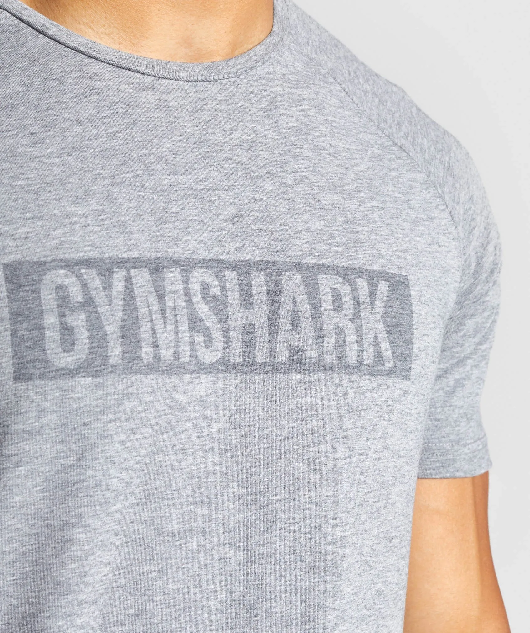 Gymshark Block T-Shirt - Grey Marl