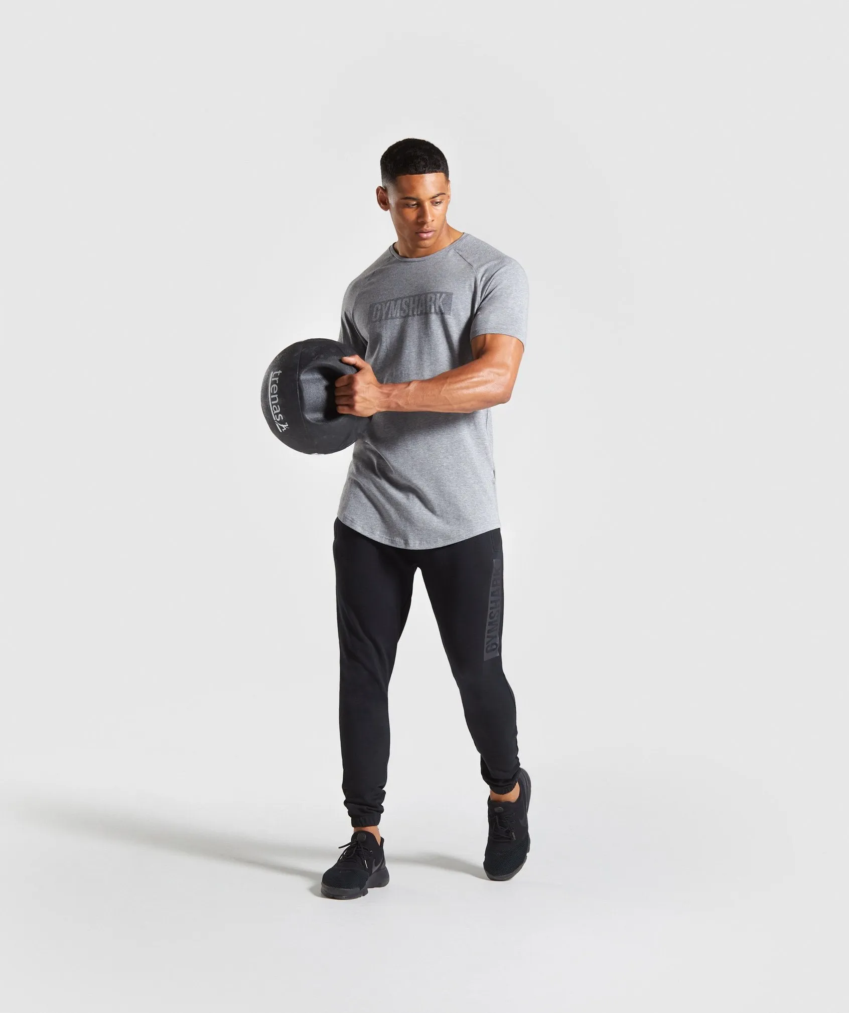 Gymshark Block T-Shirt - Grey Marl