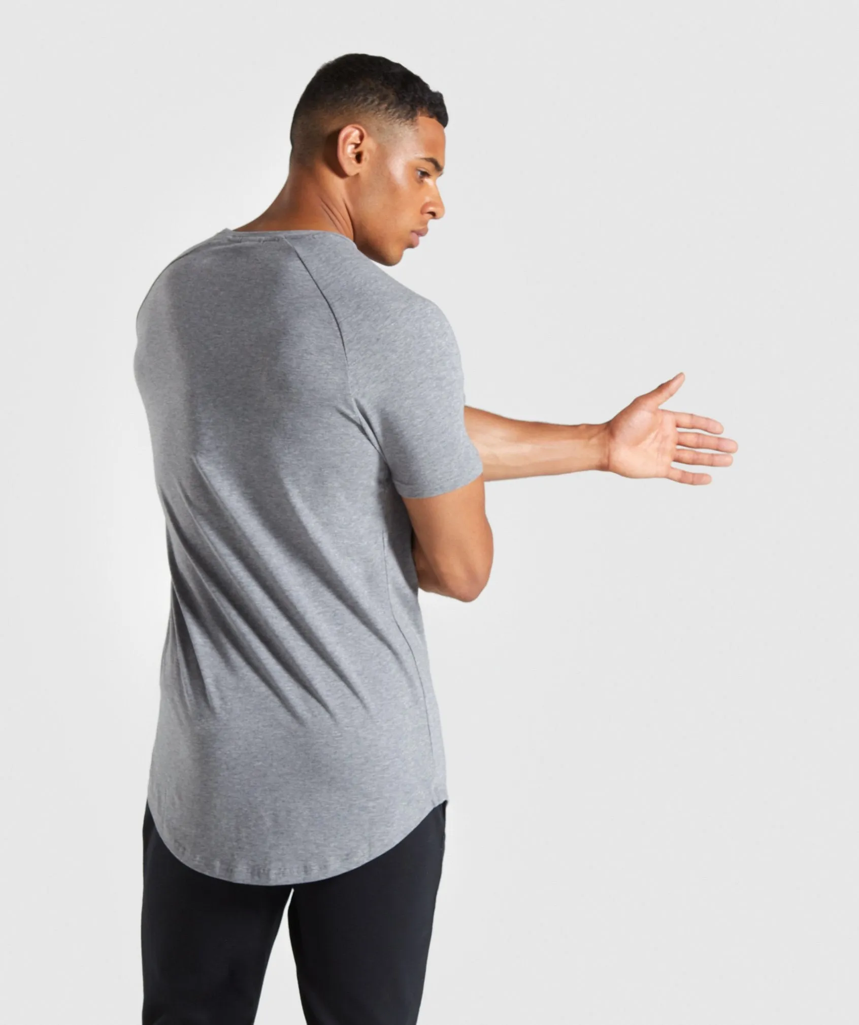 Gymshark Block T-Shirt - Grey Marl