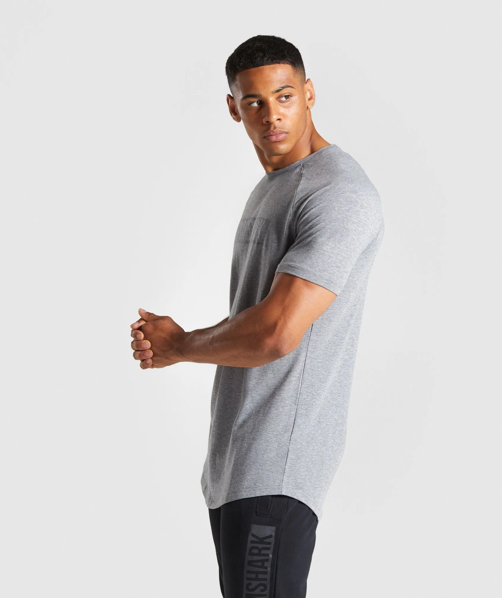 Gymshark Block T-Shirt - Grey Marl