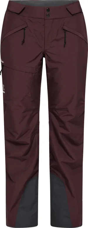 Haglöfs Women&#x27;s Lumi Form Pant Burgundy Brown | Buy Haglöfs Women&#x27;s Lumi Form Pant Burgundy Brown here | Outnorth