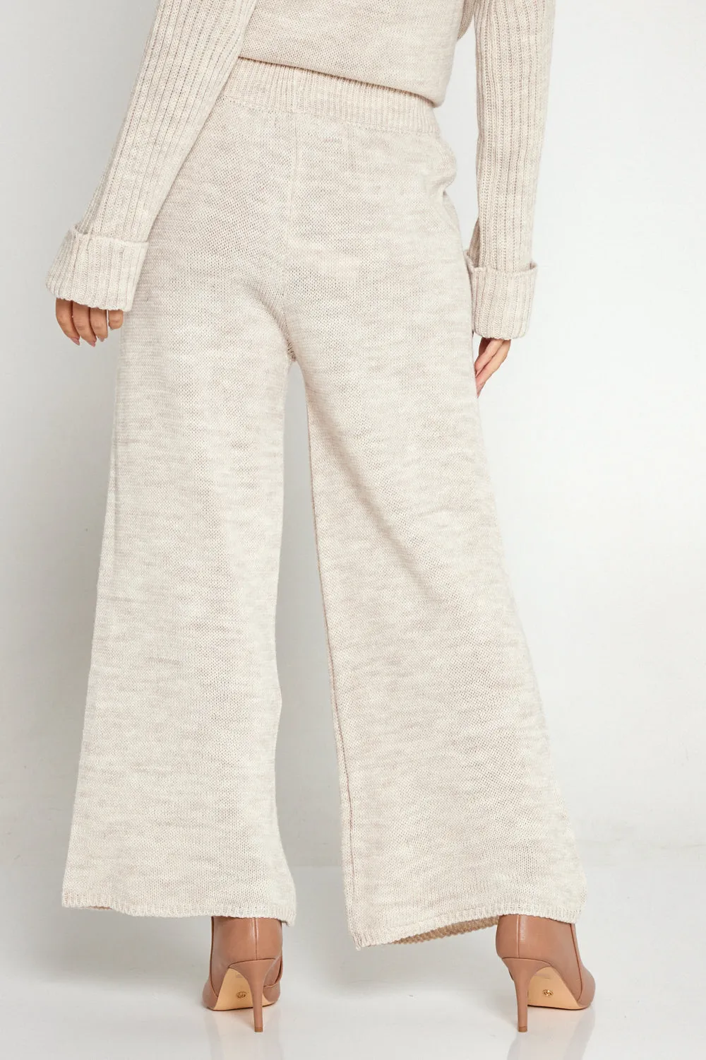 Hathaway Knit Jumper & Pant Set - Cream