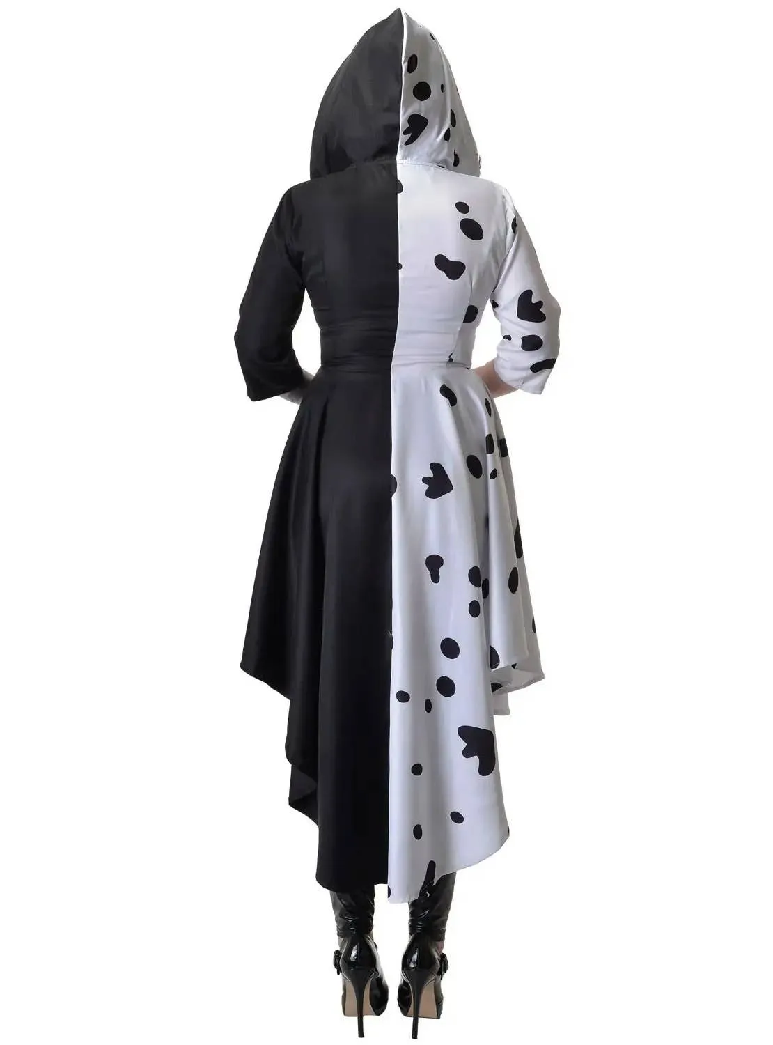 Hooded Dalmatian Diva Womens Plus Size Costume