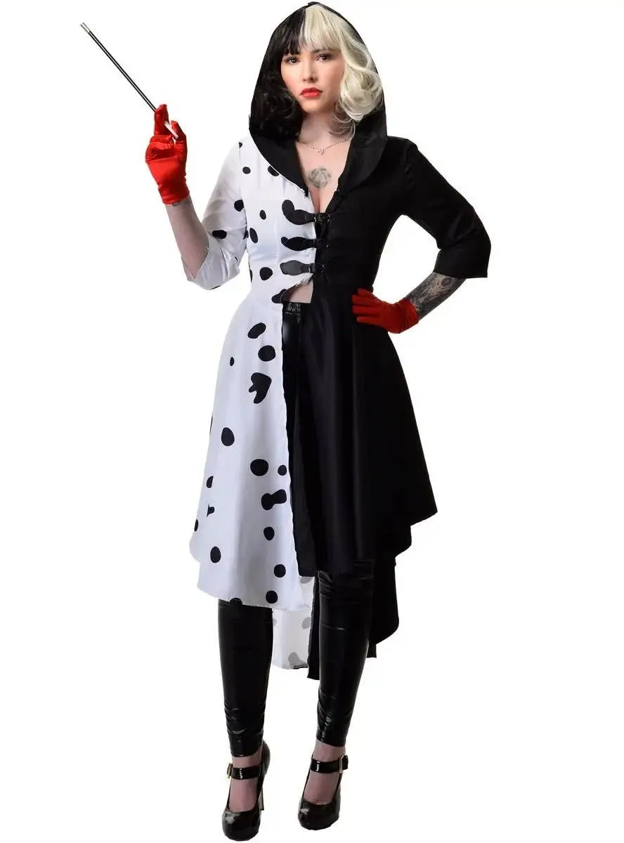 Hooded Dalmatian Diva Womens Plus Size Costume