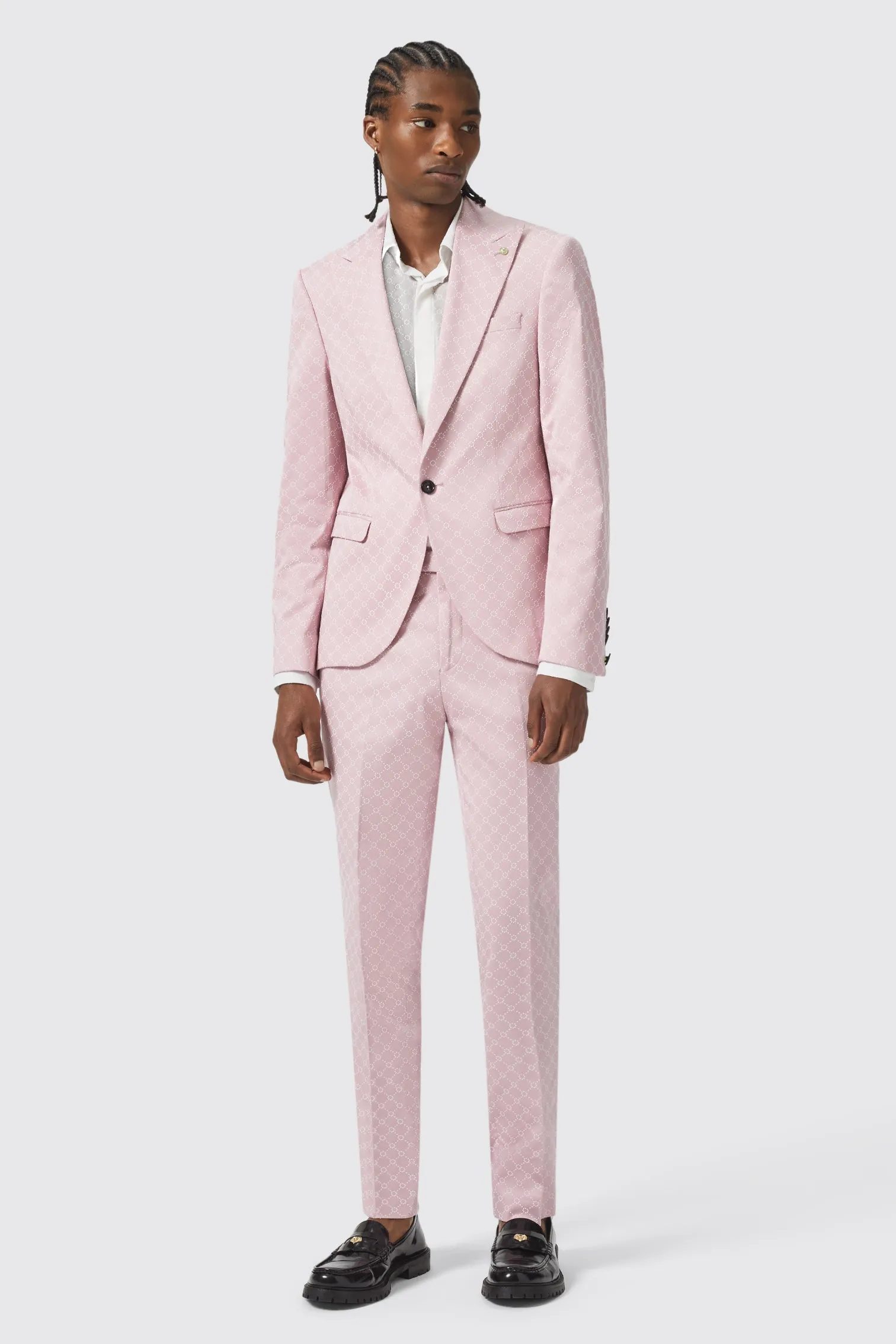 Keil Slim Fit Pink Suit - ARCHIVE