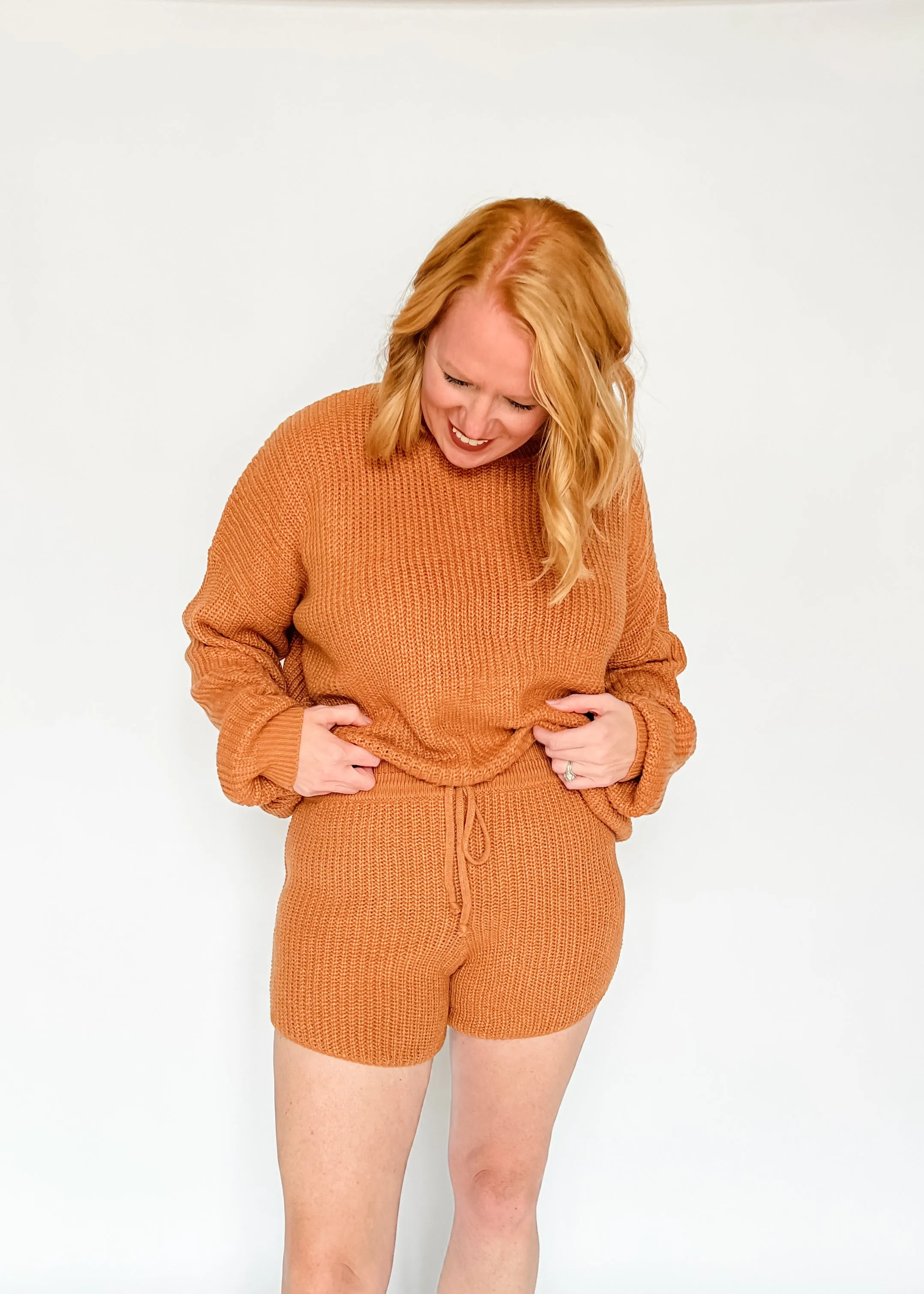 Laid Back Sweater Set - Mocha