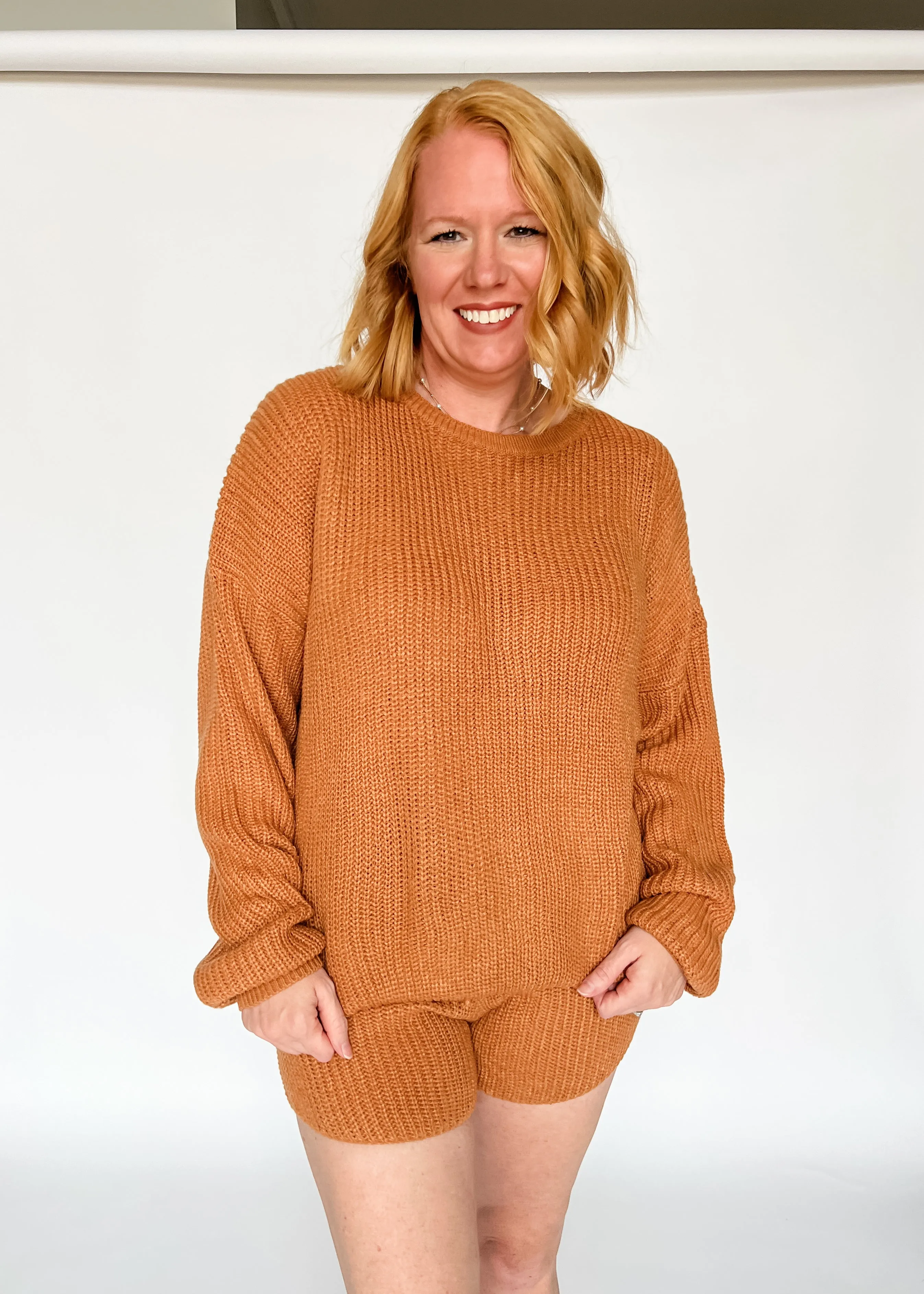 Laid Back Sweater Set - Mocha