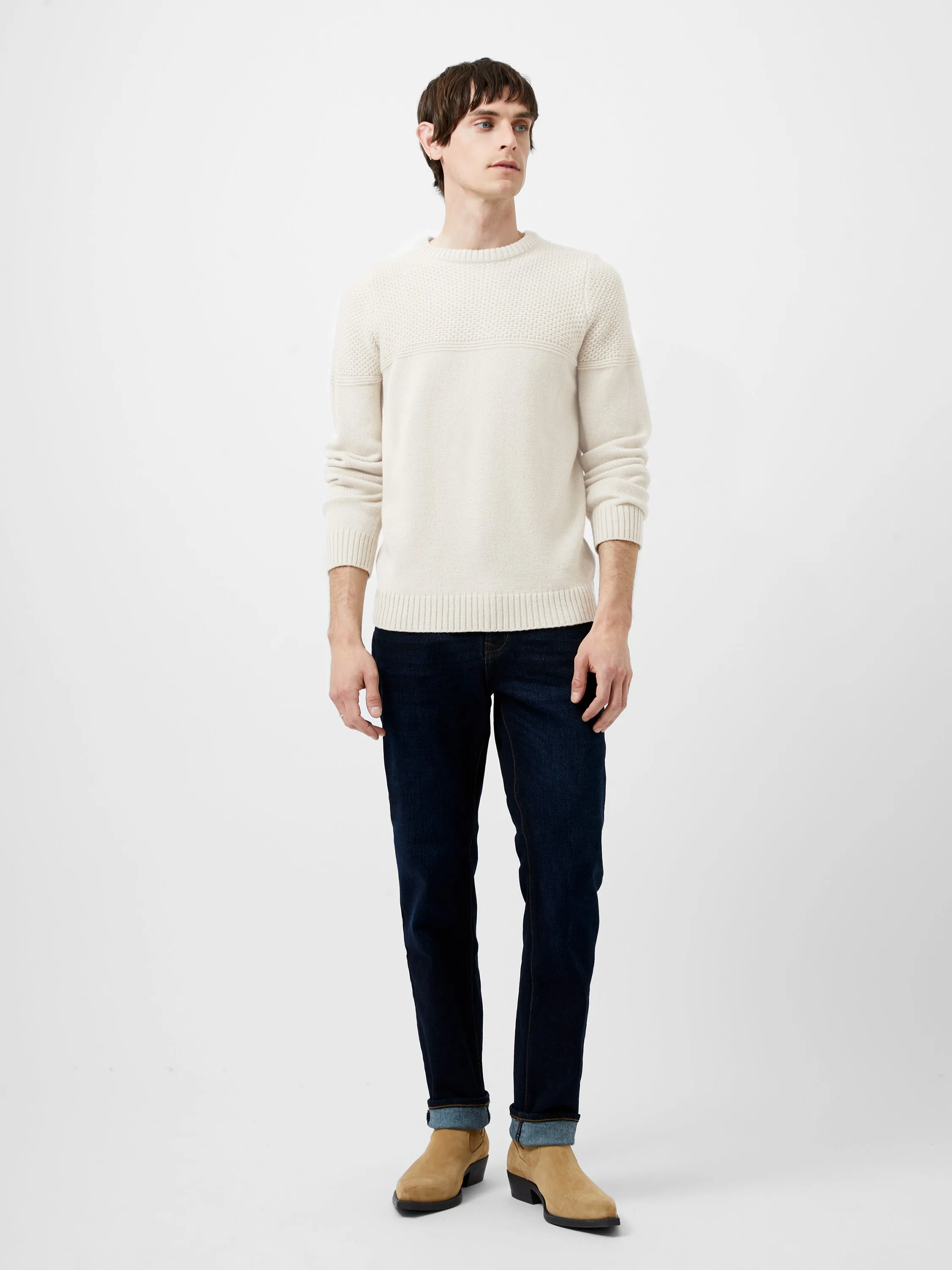 Link Stitch Crew Neck Jumper