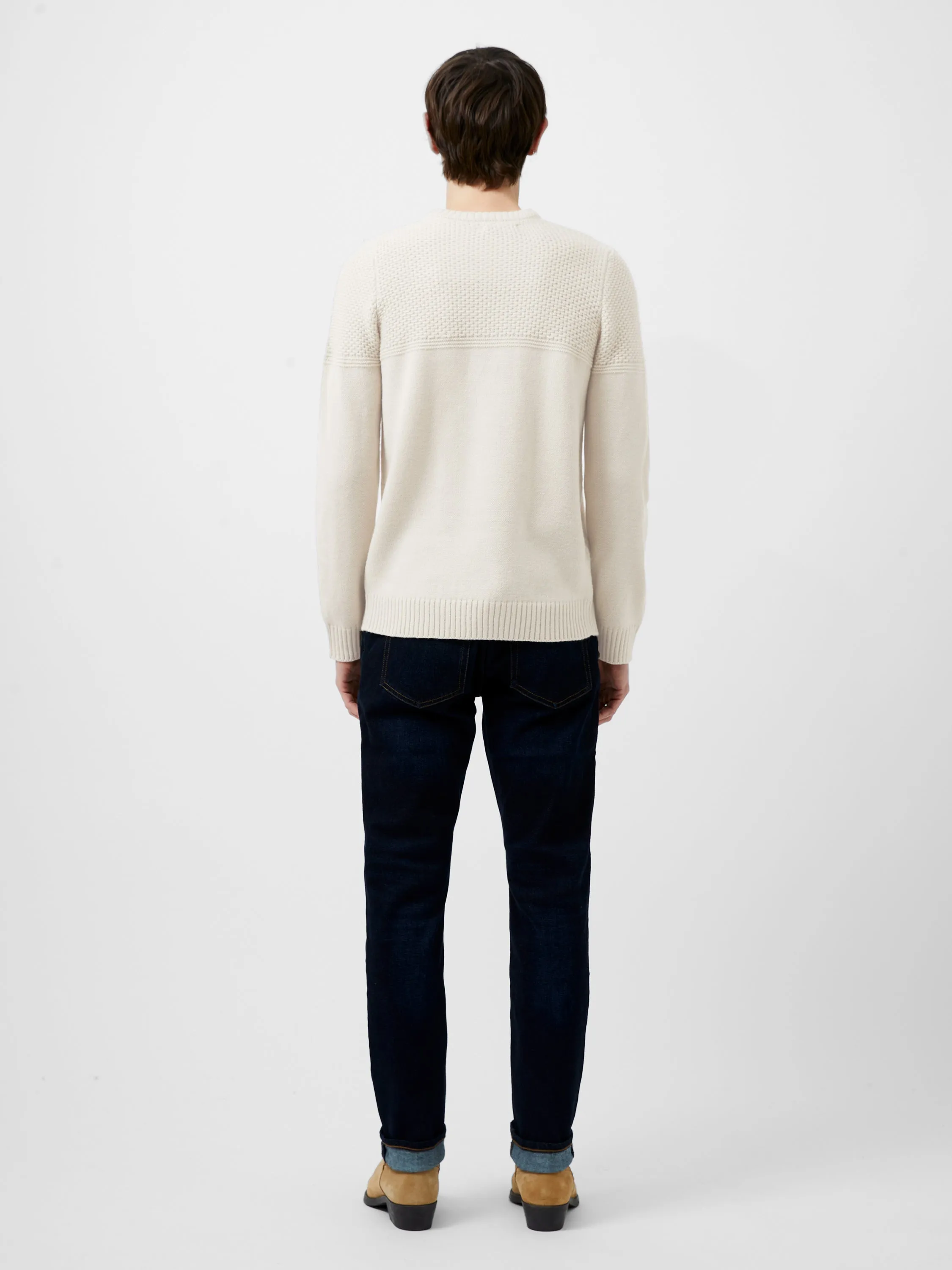 Link Stitch Crew Neck Jumper