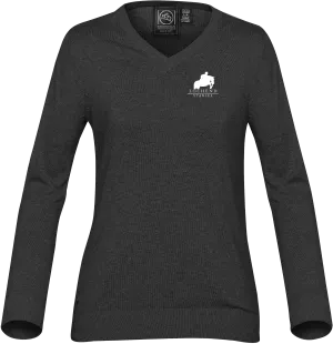 Lochend Stables 'Laguna' V-Neck Knit Sweater.