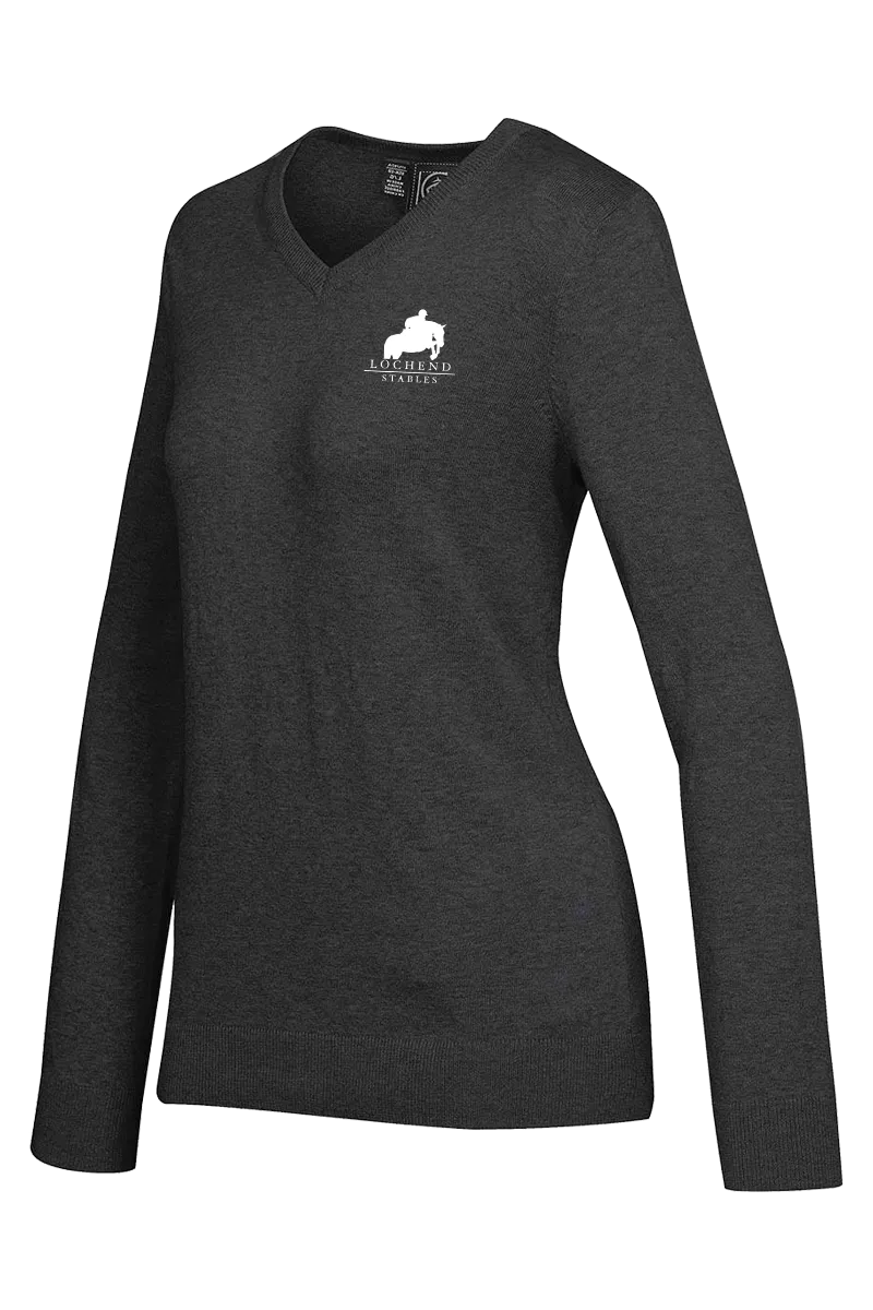 Lochend Stables 'Laguna' V-Neck Knit Sweater.