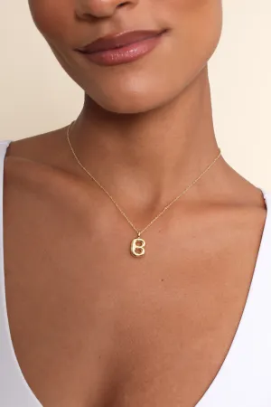 Maisie Bubble Initial Necklace