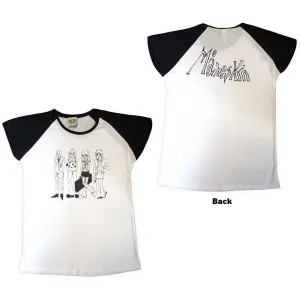 Maneskin Unisex Raglan T-Shirt: Mini Doodles