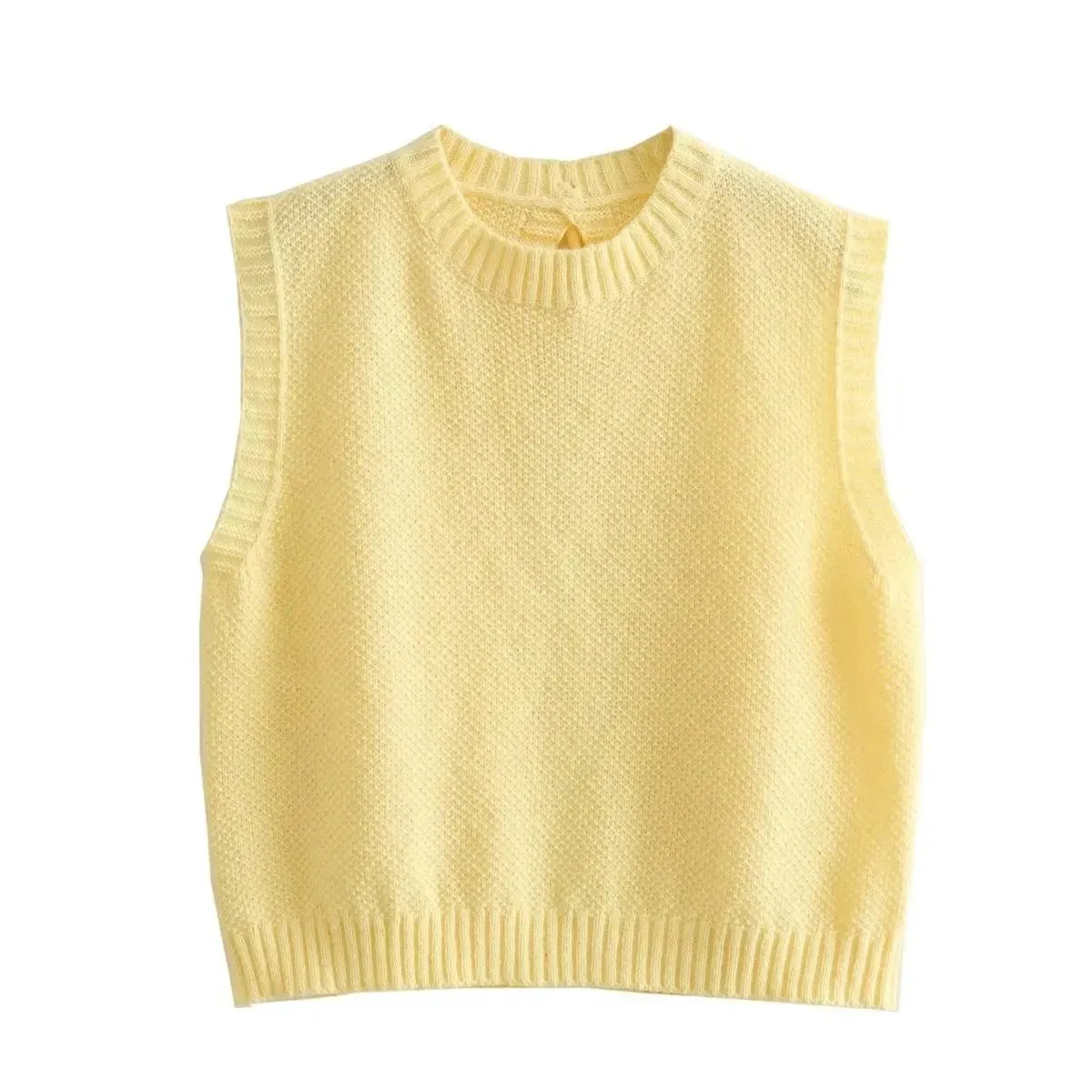 Mellow Marigold Backless Knit Top