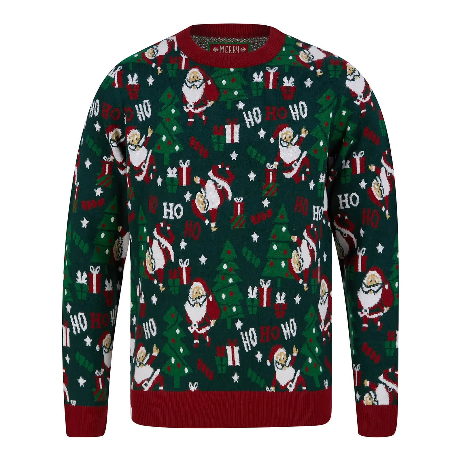 Mens Santa Ho Ho Ho Christmas Jumper