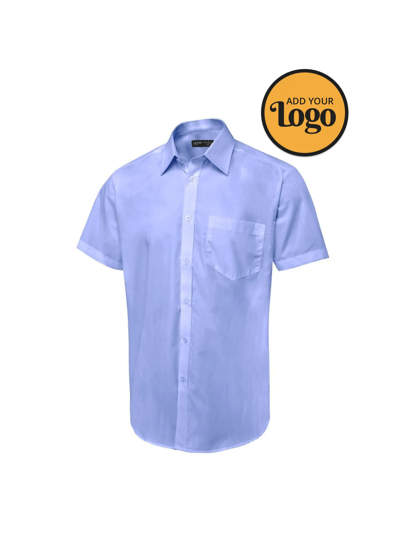 Men's Tailored Fit Short Sleeve Poplin Shirt