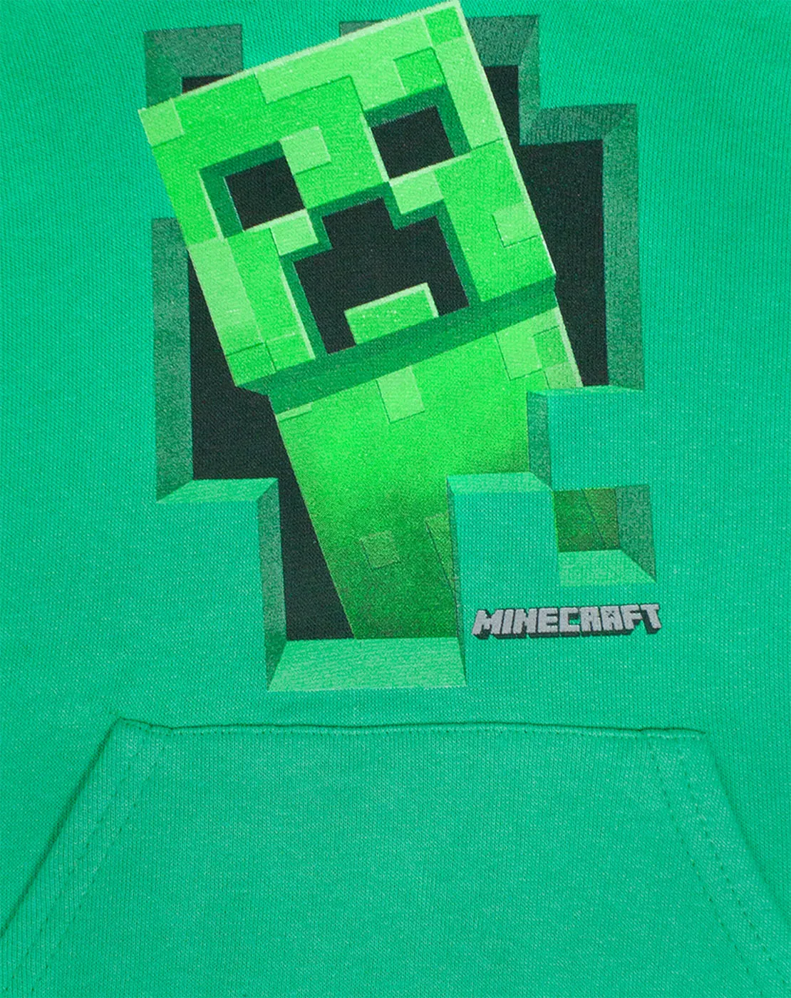 Minecraft Green Creeper Boys Hoodie Kids Long Sleeve Hooded Sweater