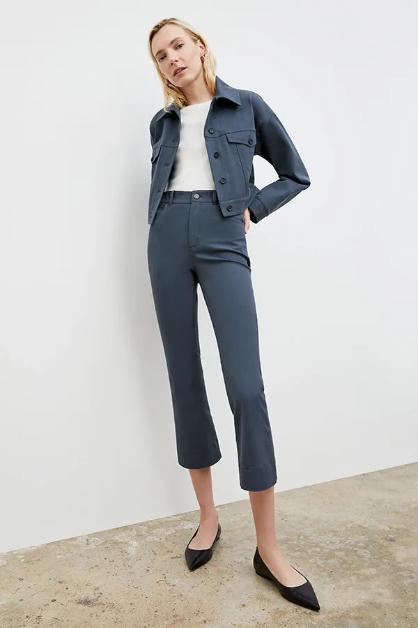 M.M. LAFLEUR - Anna Jacket - Eco Better Than Denim :: Dusty Indigo