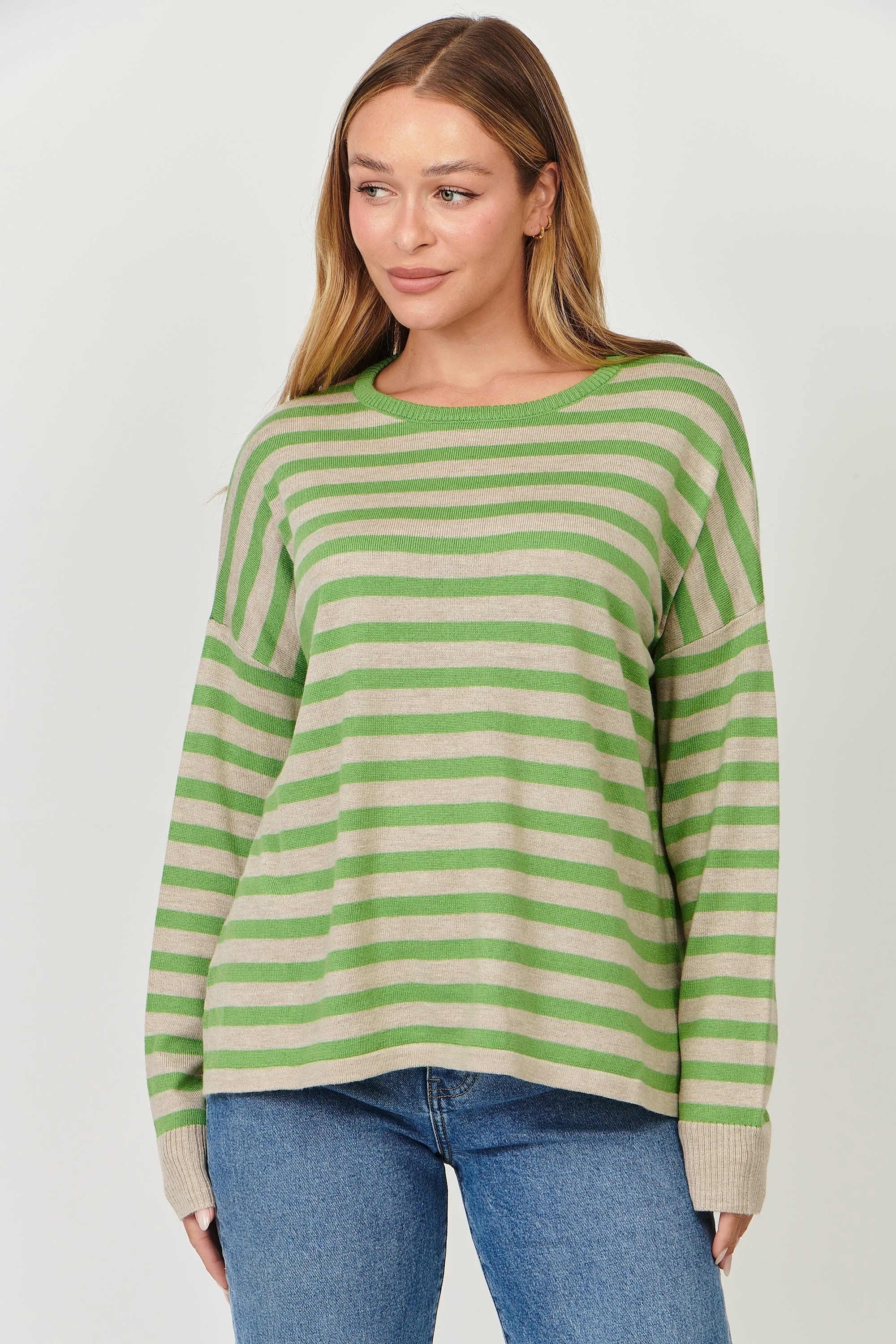 Namastai - Cashmere Blend Jumper Apple Stripe