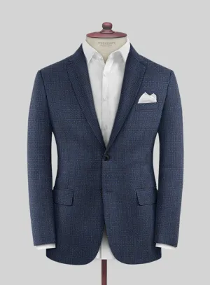 Napolean Retro Blue Wool Jacket