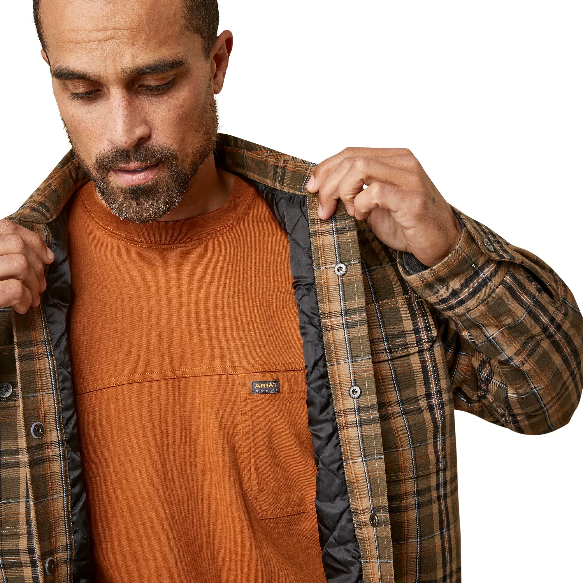 Rebar Flannel Insulated Shirt Jacket