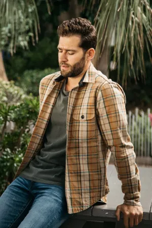 The Anvil Plaid Jacket - Beige Orange