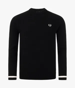 Tipped Crew Neck Jumper