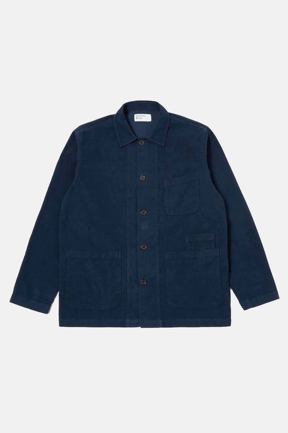 Universal Works Fine Cord Bakers Overshirt (Navy)