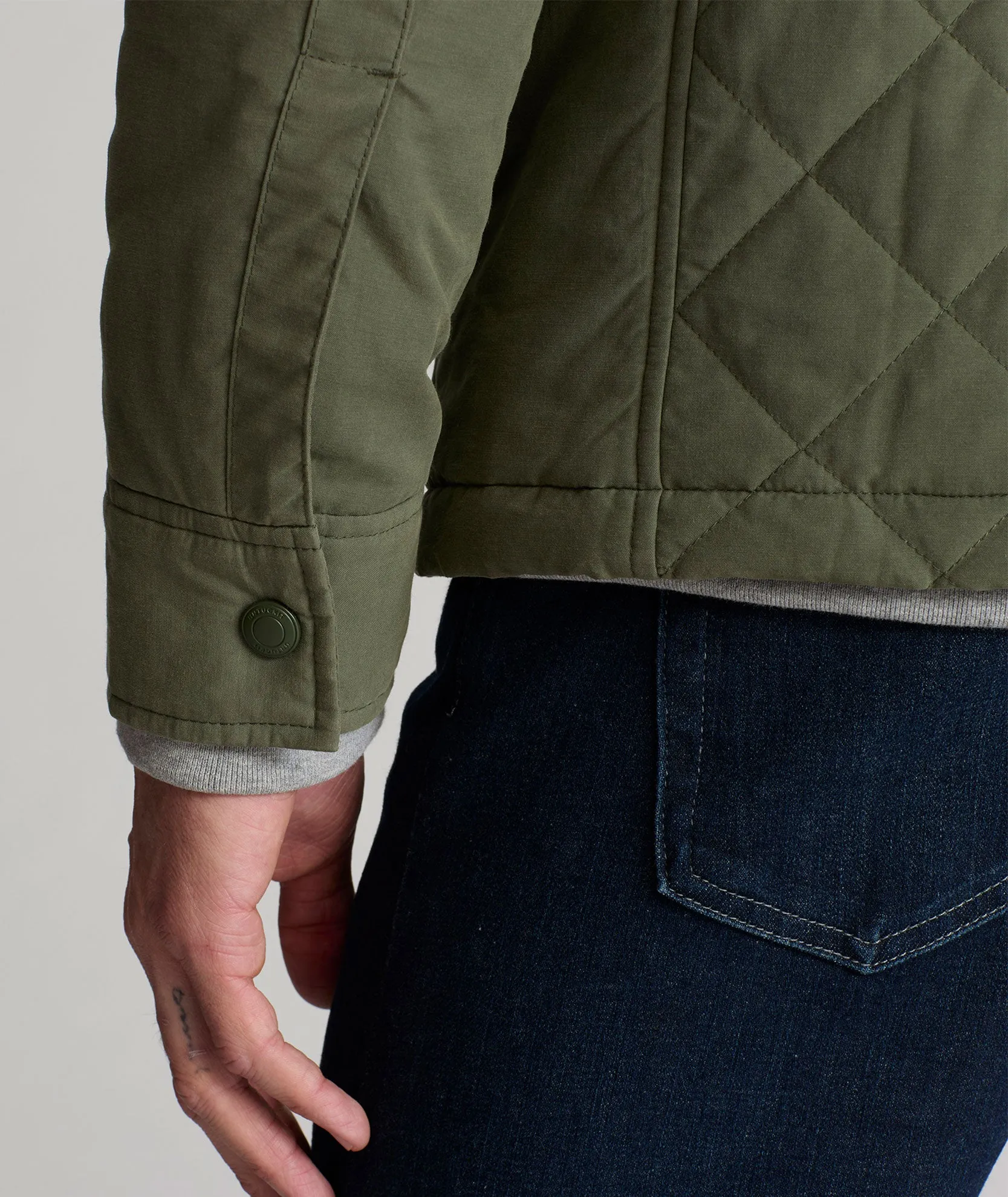 Water-Resistant Quilted City Jacket - FINAL SALE