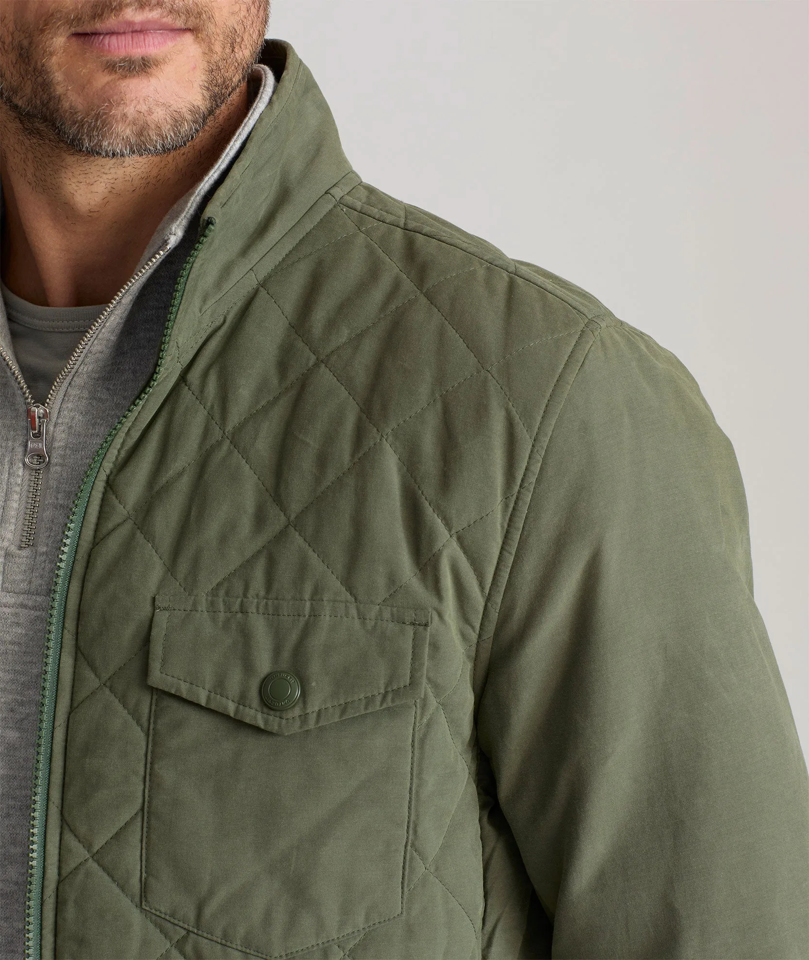 Water-Resistant Quilted City Jacket - FINAL SALE