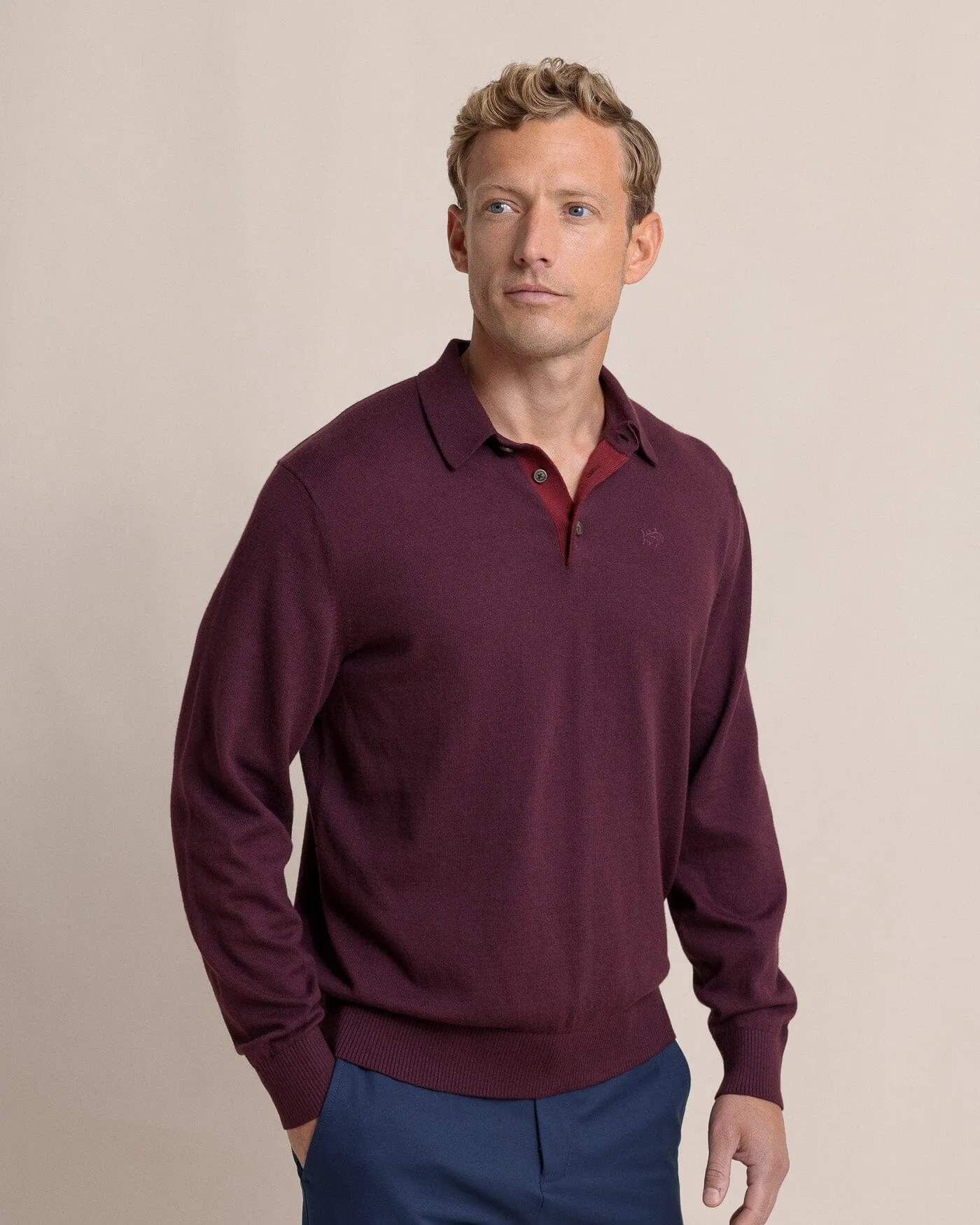 Woodville Jade Sweater Polo