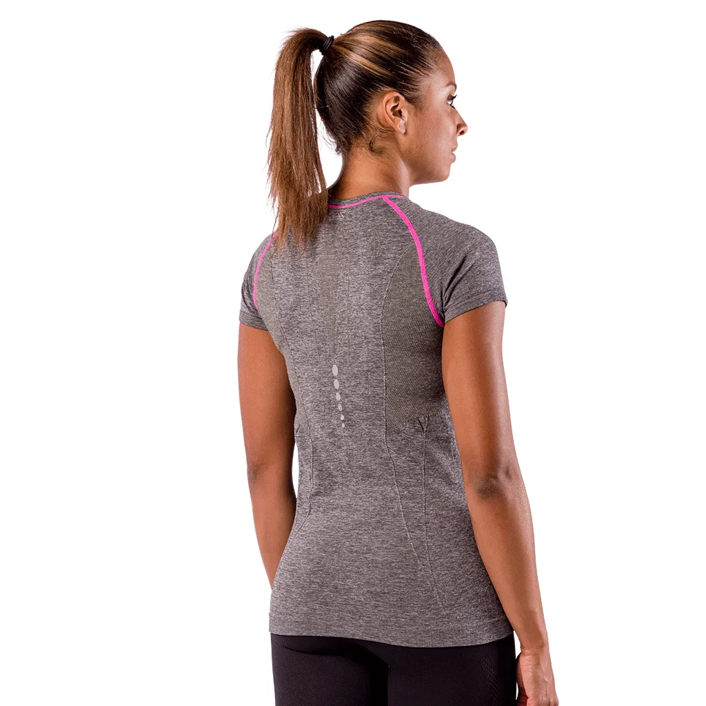 Zensah Womens Run Seamless Short Sleeve Top